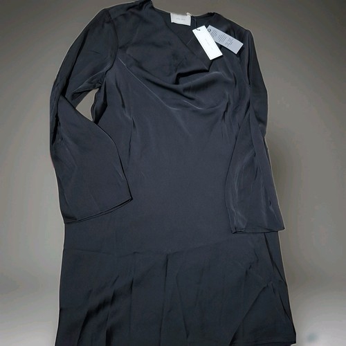 Robe courte satin neo noir - courte, en