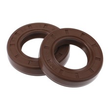 2pcs Joint d'huile 20x35x7mm FKM marron pour TC double lèvre