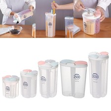 De Stockage étanche Divisé Box Bac À Légumes Grains Alimentaire Réservoir