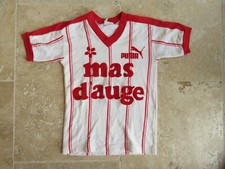 Maillot MONTPELLIER LA PAILLADE 1982 vintage PUMA MAS D'AUGE shirt jersey 10 ans