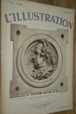 L'illustration /  Victor Hugo / 22 juin 1935 / Ref Boite 6