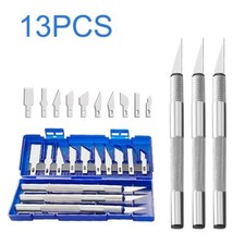 Cutter Couteau de Precision Kit Coffret Lames Scalpel Bistouri à système aimanté