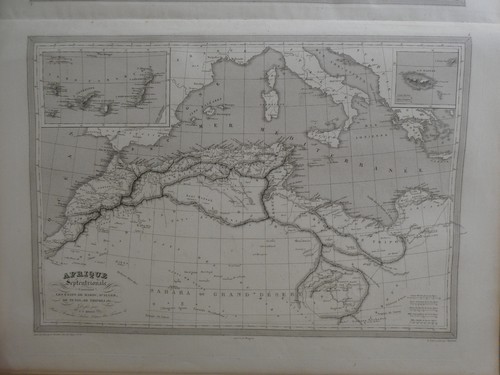 Carte issue atlas geographie