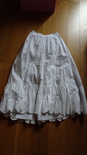 Xixème superbe jupon ancien - xixème,