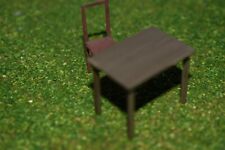 1/35 built painted tamiya table et chaise pour diorama WW2