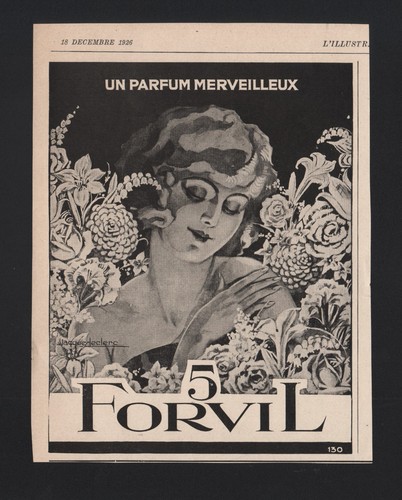 Publicité papier 1926 parfums - publicité,
