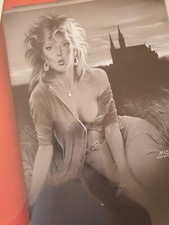 MICHEL GOURDON DESSIN ET GOUACHE ORIGINAL DE L ILLUSTRATEUR FLEUVE NOIR POLAR 