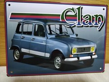 Plaque Decorative Renault 4L
