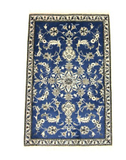 Magnifique Tapis Persan Nain En Soie ( 137 X 88 CM ) Tapis Oriental Neuf