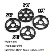 50-54T Pignon droit en métal M0.8 32P pour Traxxas Stampede/Slash/Rusterler 4X4