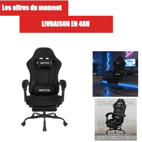 Fauteuil gamer wotsta - fauteuil,