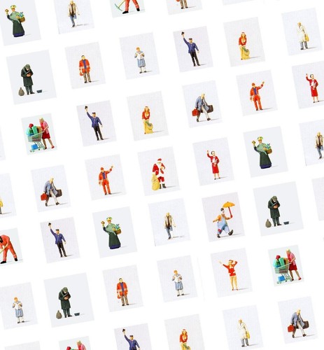 Figurines modèles peintes - peintes, À