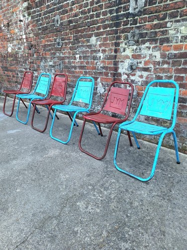 Lot chaises vintage jym - chaises,