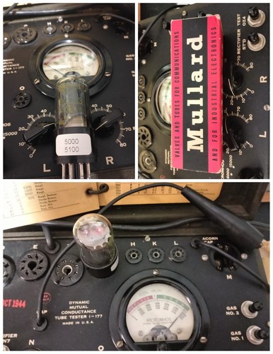 Ecc33 mullard tube tested - ecc33,