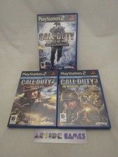 LOT 3 JEUX PS2 PLAYSTATION 2 CALL OF DUTY 2 + 3 + WORLD AT WAR FINAL FRONTS