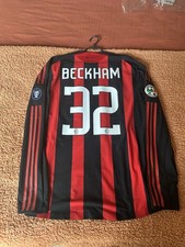Maillot Milan AC 2008-09 Beckham player Issue