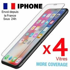 Verre Trempé Protection Ecran pour iPhone 11 12 13 14 15 PRO MAX 5 6 7 8 XR X SE