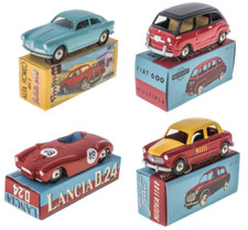 Lot de 4 Voitures miniatures
