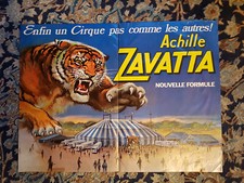 Affiche Cirque Achille ZAVATTA