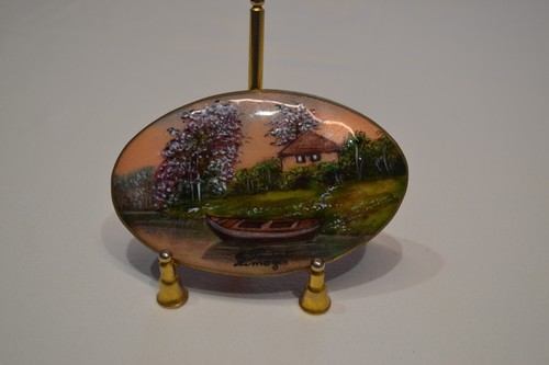 Rare limoges enamel bomb - enamel,