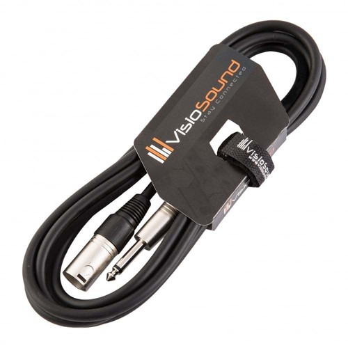 Câble xlr mâle jack mono - mâle, à
