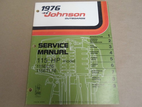 1976 johnson hors bord - 1976,