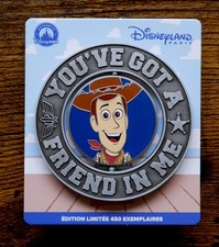 PIN DISNEYLAND PARIS EVENT TOY STORY  30TH :  SPINNER WOODY & BUZZ LE 450