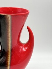 Vase Bicolore Céramique D’art Verceram Design 1960s forme libre Style Chambost