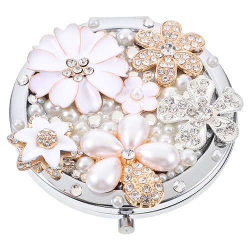 Mini miroir pliant fleurs - mini, à