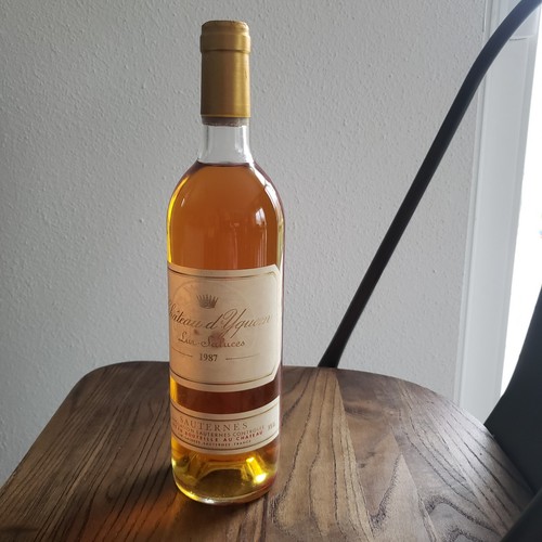 Sauternes chateau yquem 1987 - yquem,