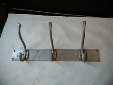 3 ANCIENS PORTE MANTEAUX PATÈRES ALUMINIUM LOFT INDUSTRIEL VINTAGE VESTIAIRE