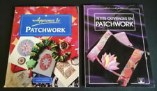 Lot 2 livres- Apprenez Le Patchwork - Petits ouvrages en Patchwork - Fleurus