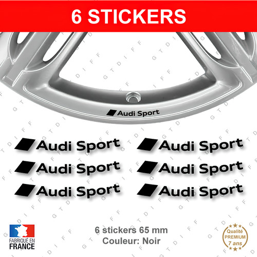 Audi sport stickers jantes - sport,