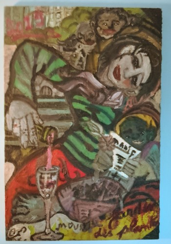 Huile sur toile olivier - huile,