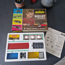 SOLIDO DÉMONTABLE  COFFRET BERLIET STRADAIR