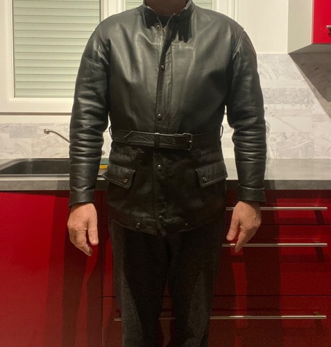 Veste moto cuir - veste, homme