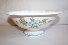 Saladier en faïence de Gien décor Moustiers à la grenade, diamètre 30 cm