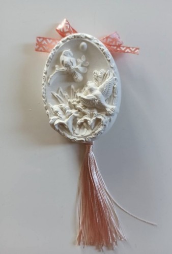 Médaillon décor oiseaux avec
