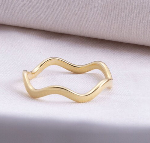 Bague zigzag simple en - simple,