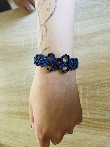 Bracelet micro macramé - macramé,, fait