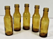Anciennes fioles ambrées pharmacie, apothicaire, mignonettes