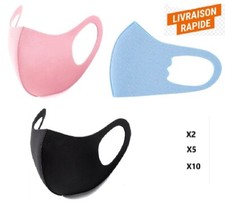 Masques Tissu ENFANT Protection Lavable Fille et Garçon 