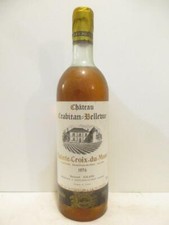  sainte-croix du mont château crabitan-bellevue liquoreux 1976 - bordeaux