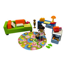 sympa chambre d’adolescente  70209 Playmobil ( maison , mobilier , meuble ) 1977