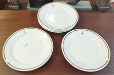 Lot 6 assiettes Digoin SARGUEMINES Marine Nationale Vaisselle Corde 9MAG 27/09