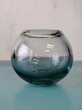 Vase sphérique en Cristal Jean Luce Art Déco 