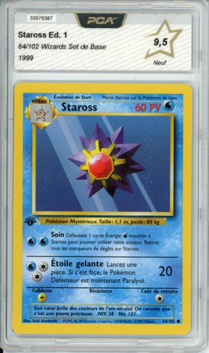 Carte pokémon staross 102 - staross, 64/102