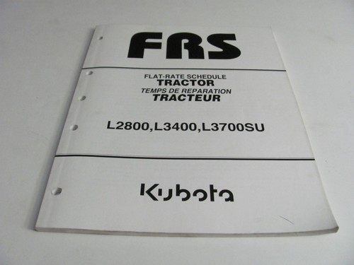 Kubota flat rate - kubota,
