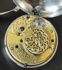 Montre gousset à coq Argent