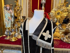 Chasuble Velours Noir Etole